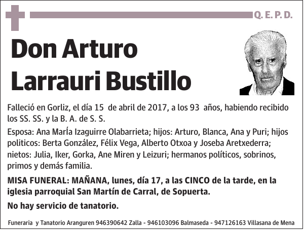 Arturo Larrauri Bustillo