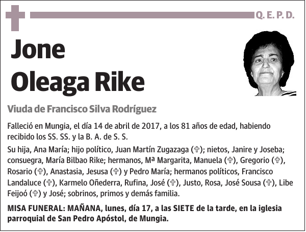 Jone Oleaga Rike