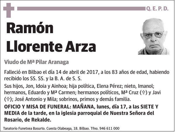 Ramón Llorente Arza