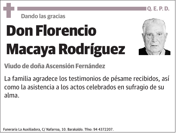 Florencio Macaya Rodríguez