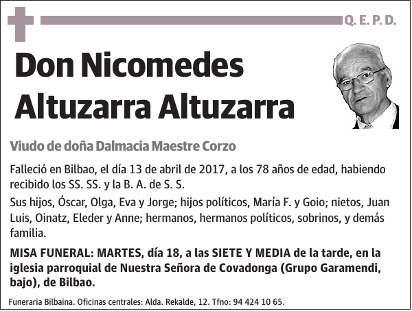 Nicomedes Altuzarra Altuzarra