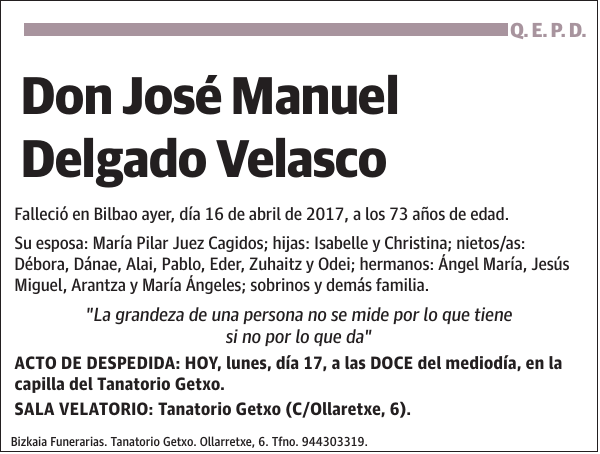 José Manuel Delgado Velasco