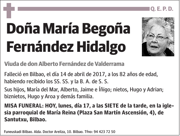 María Begoña Fernández Hidalgo