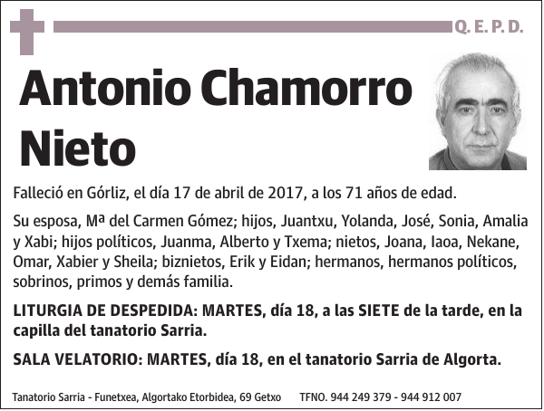 Antonio Chamorro Nieto