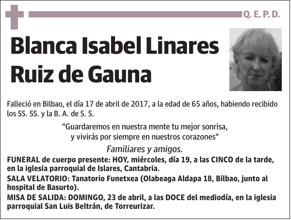 Blanca Isabel Linares Ruiz de Gauna