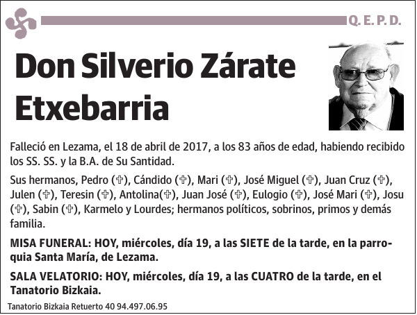 Silverio Zárate Etxebarria