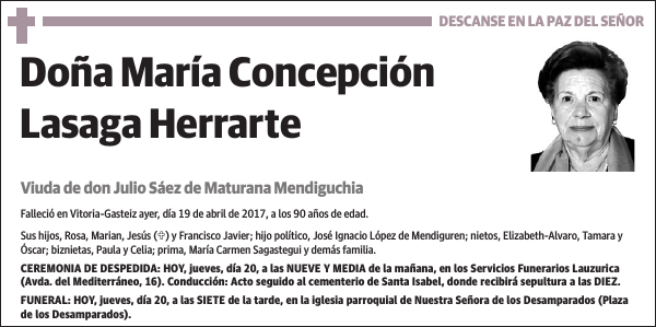 María Concepción Lasaga Herrarte