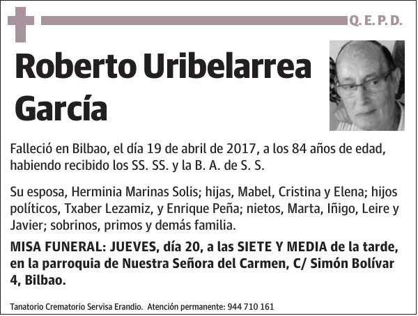 Roberto Uribelarrea García