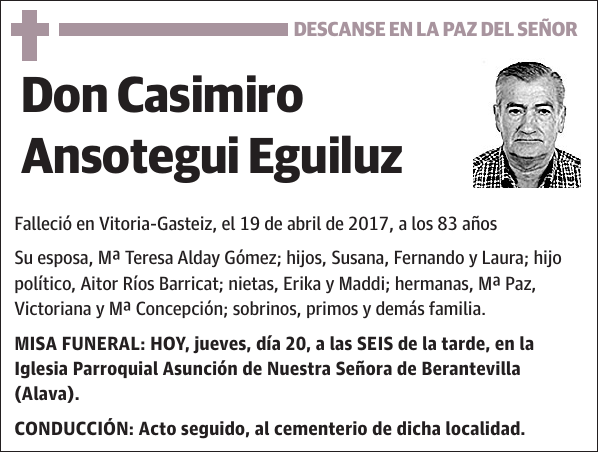 Casimiro Ansotegui Eguiluz