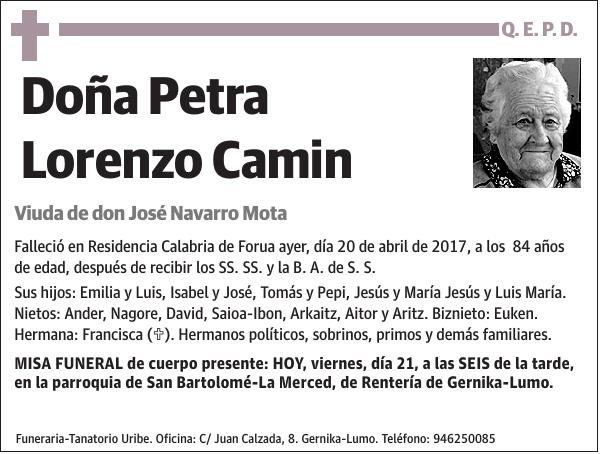 Petra Lorenzo Camin