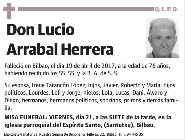 Lucio Arrabal Herrera