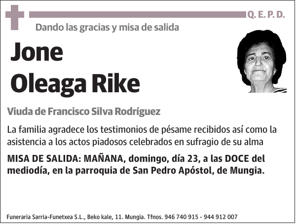 Jone Oleaga Rike