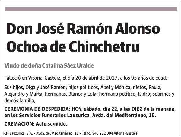 José Ramón Alonso Ochoa de Chinchetru