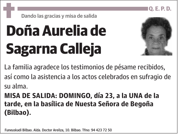 Aurelia de Sagarna Calleja