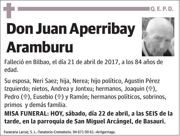 Juan Aperribay Aramburu