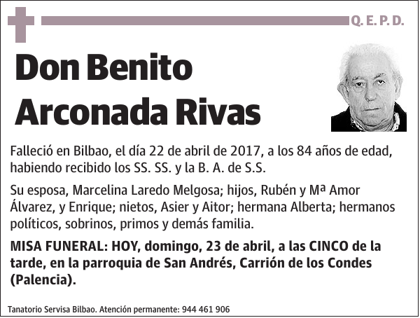 Benito Arconada Rivas