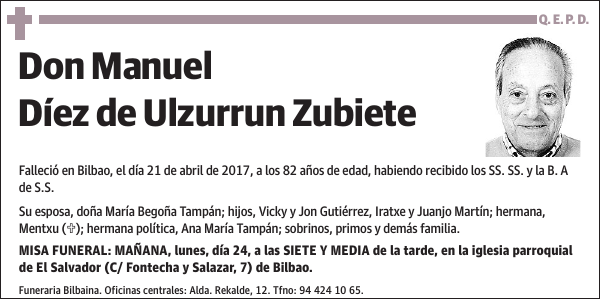 Manuel Díez de Ulzurrun Zubiete