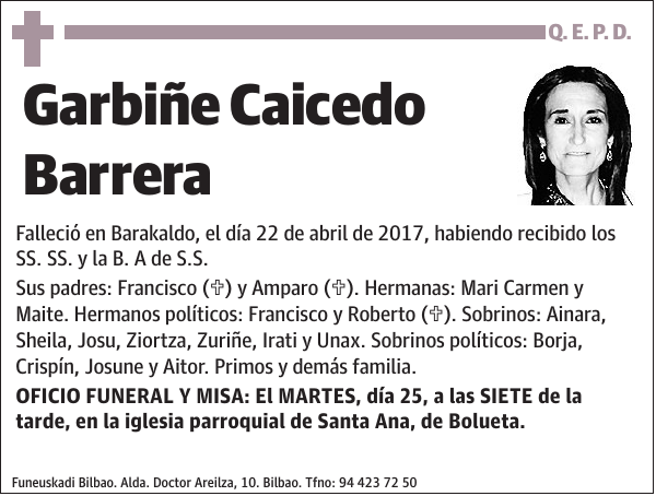 Garbiñe Caicedo Barrera