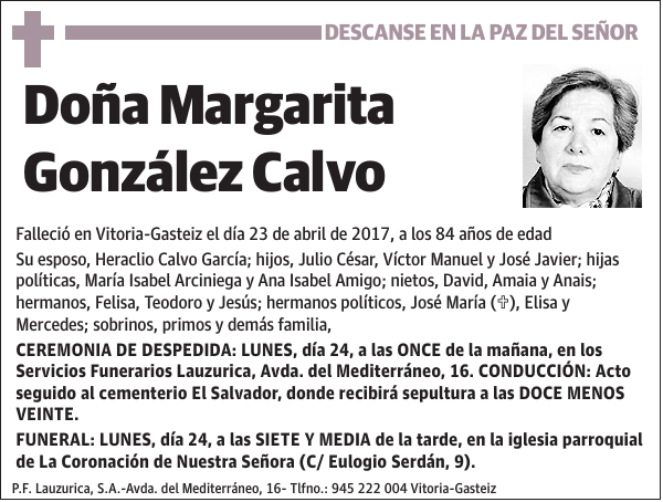 Margarita González Calvo