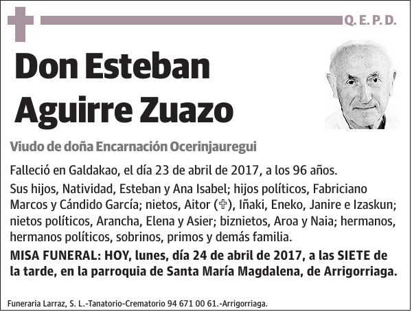 Esteban Aguirre Zuazo