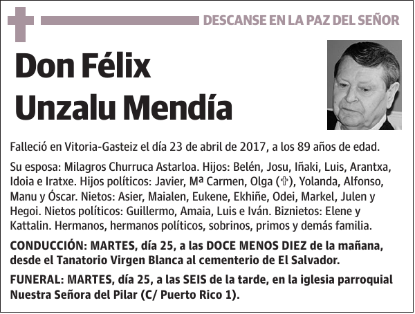 Félix Unzalu Mendía