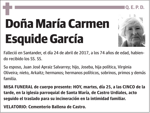 María Carmen Esquide García