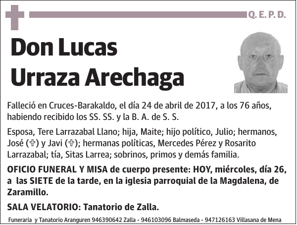 Lucas Urraza Arechaga