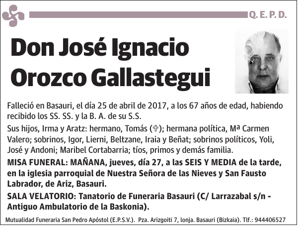 José Ignacio Orozco Gallastegui