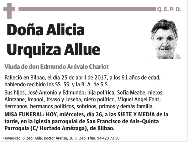 Alicia Urquiza Allue