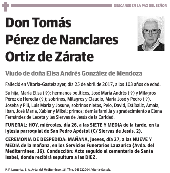 Tomás Pérez de Nanclares