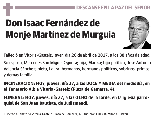 Isaac Fernández de Monje Martínez de Murguia