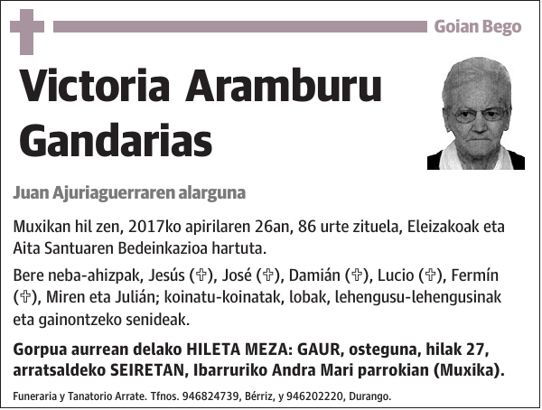 Victoria Aramburu Gandarias