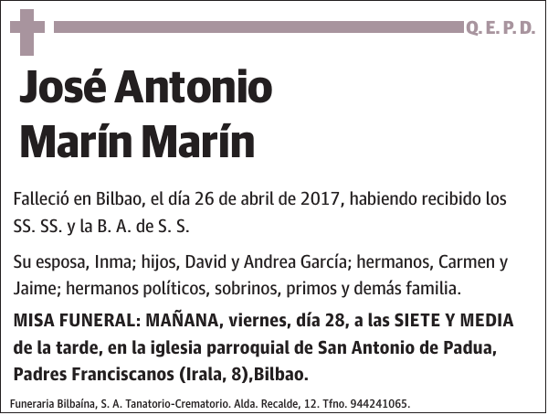 José Antonio Marín Marín