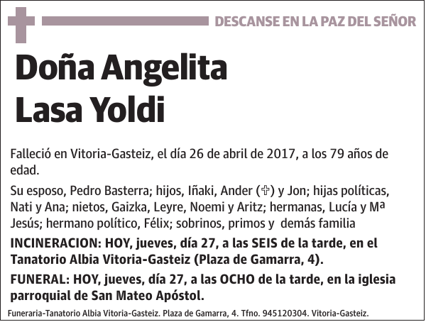 Angelita Lasa Yoldi