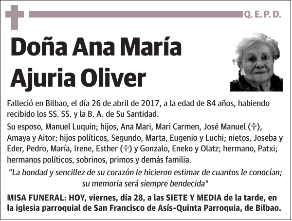 Ana María Ajuria Oliver