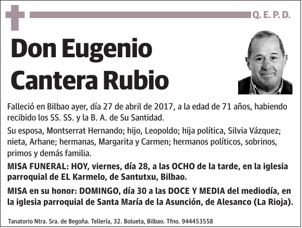 Eugenio Cantera Rubio