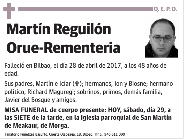 Martín Reguilón Orue-Rementeria