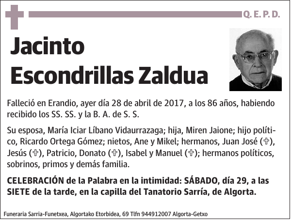 Jacinto Escondrillas Zaldua