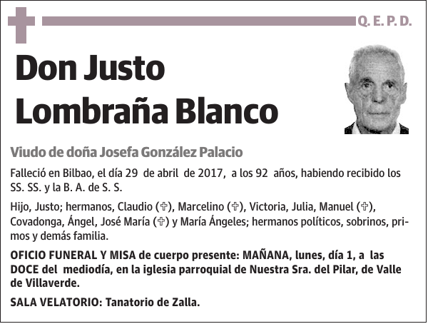 Justo Lombraña Blanco