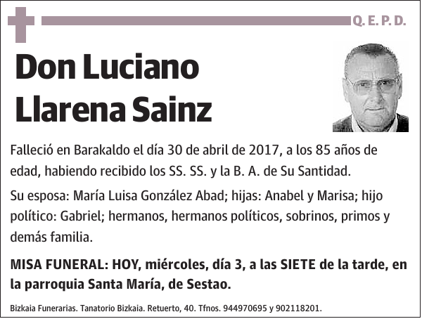 Luciano Llarena Sainz