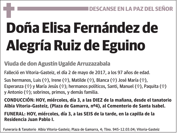 Elisa Fernández de Alegría Ruiz de Eguino