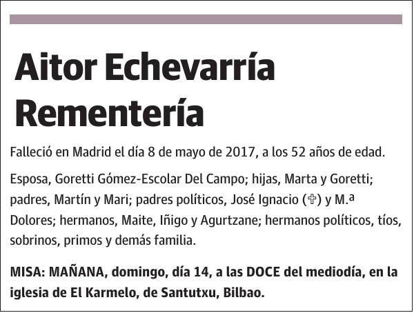 Aitor Echevarría Rementería