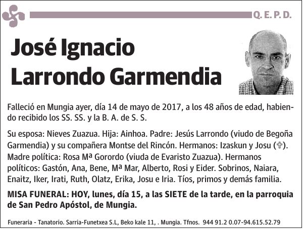 José Ignacio Larrondo Garmendia