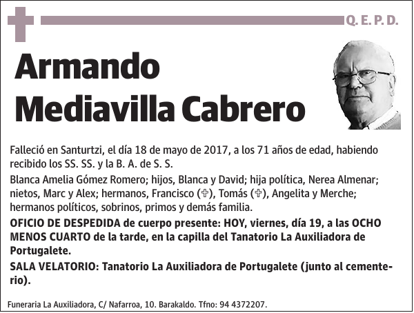 Armando Mediavilla Cabrero