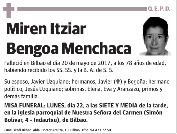 Miren Itziar Bengoa Menchaca