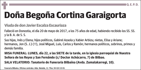 Begoña Cortina Garaigorta