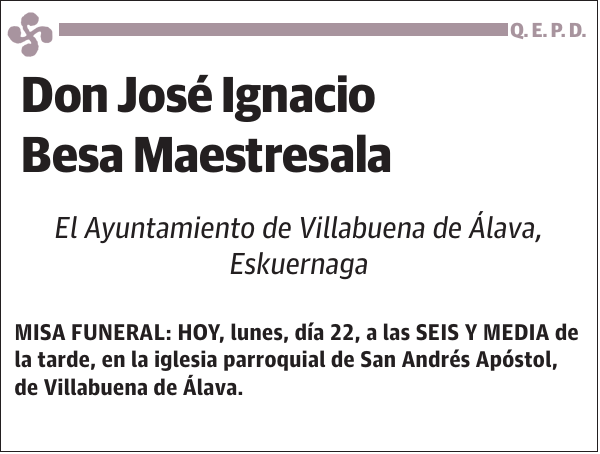 José Ignacio Besa Maestresala