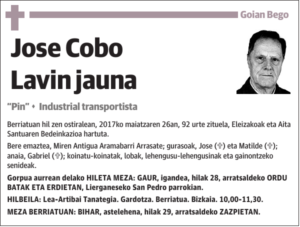 Jose Cobo Lavin