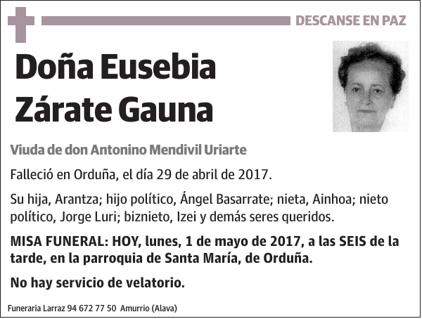 Eusebia Zárate Gauna