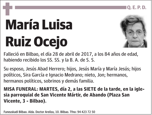 María Luisa Ruiz Ocejo